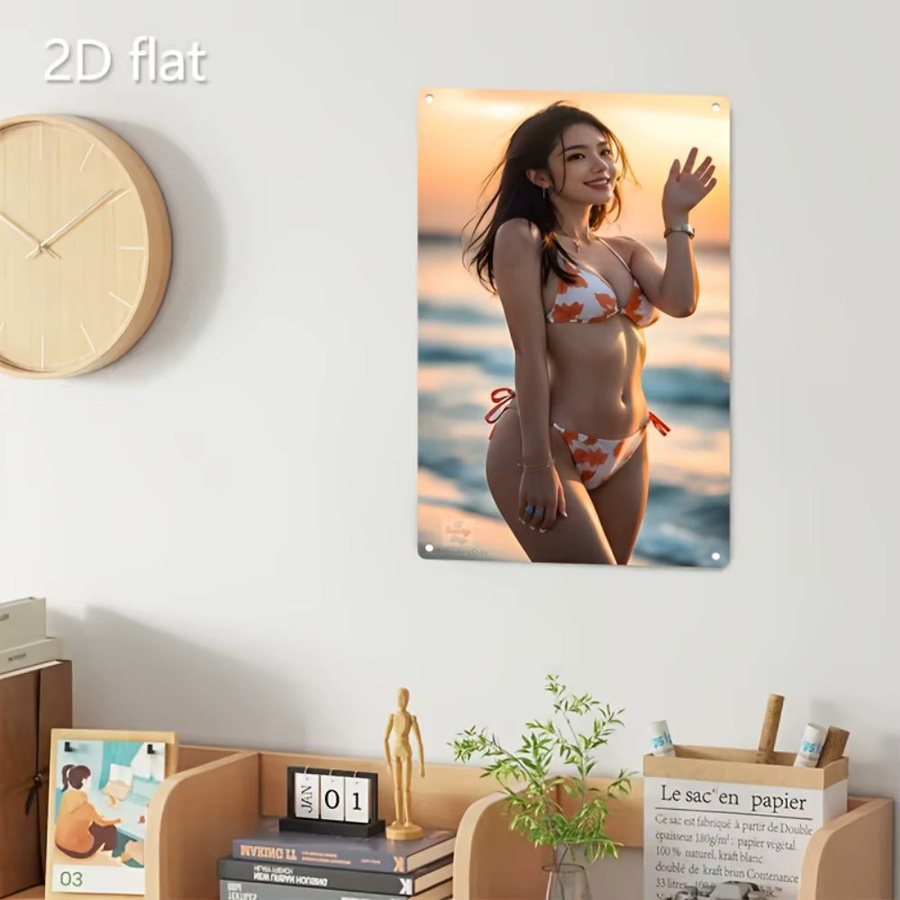 HELLOYOUNG Retro Metallschild als mehrfarbige Wanddekoration für Café, Bar und Restaurant - Bild 4