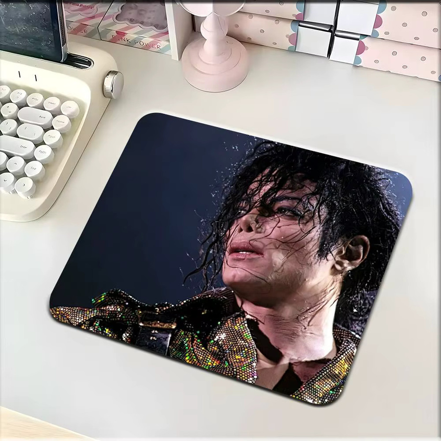 Mesuca Mauspad Michael Jackson Dangerous Bad in Multicolour, rutschfestes Schreibtischpad für Maus und Tastatur - Bild 5
