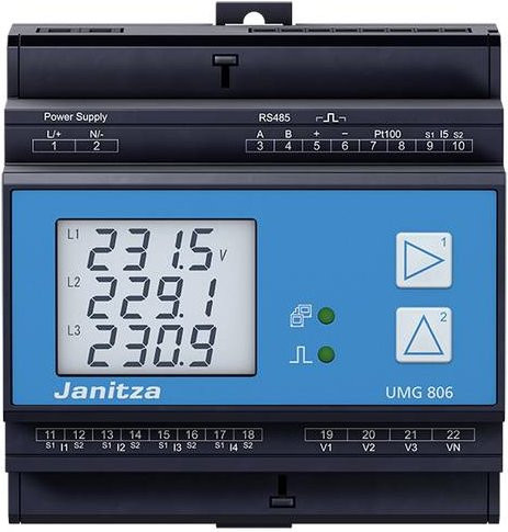 Janitza UMG 806 (UL) Energieanalysator in Blau - Bild 1