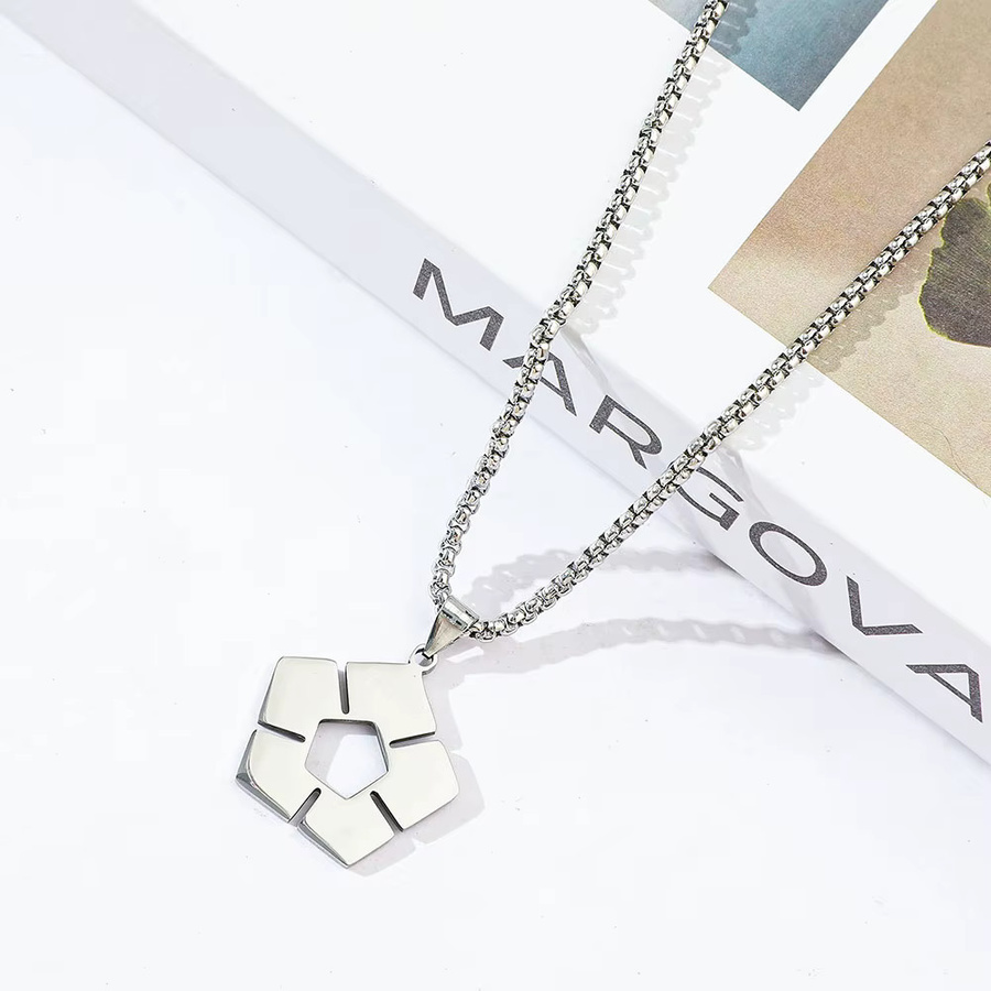TAKARA TOMY Halskette, Edelstahl, Silber, Unisex - Bild 2