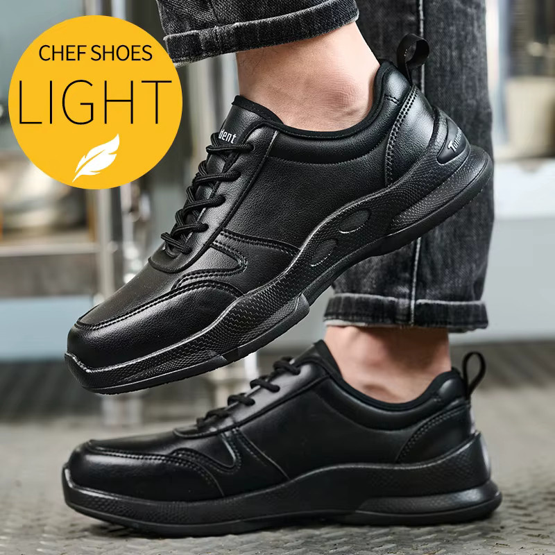 TANRDON Kochschuhe in Schwarz, rutschfeste und ölbeständige Arbeitsschuhe für die Gastronomie - Bild 6