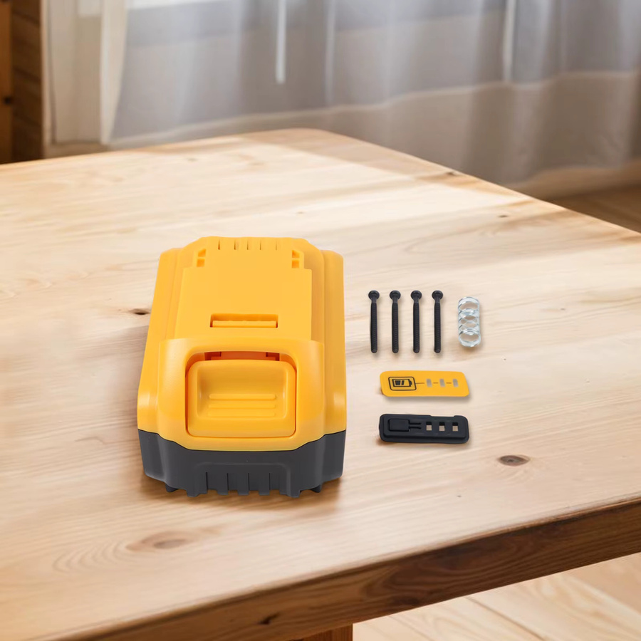 VIBRATITE Ersatzgehäuse aus Kunststoff für DCB200 Li-Ion Akkus 18V und 20V Akku-Hülle für Elektrowerkzeuge - Bild 4
