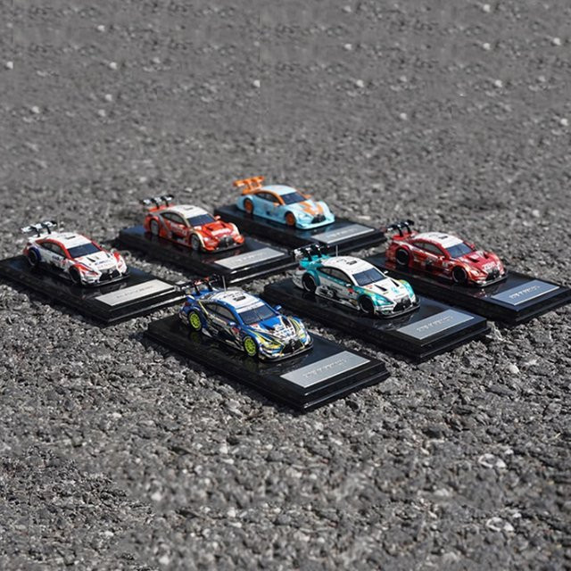 WELLY RCF SUPER GT500 Rally Auto, Modellauto, 1:64, Metall, Weiß, Bunt - Bild 1