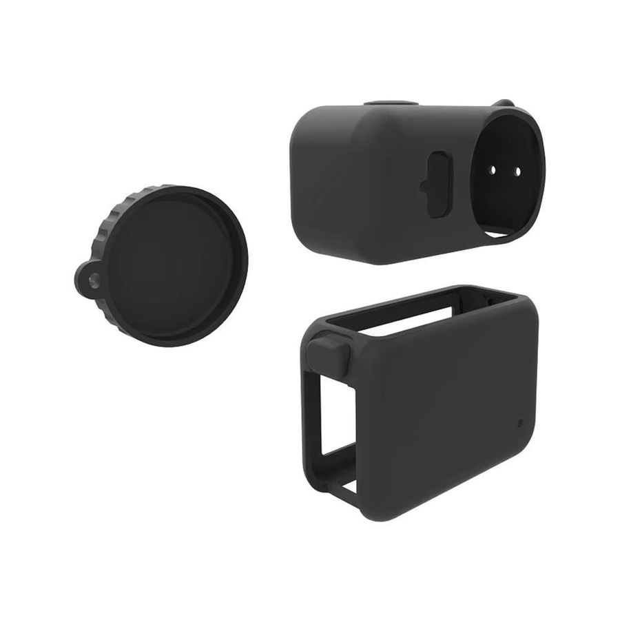 Silikonhülle für DJI Osmo Nano in Schwarz mit USB-Abdeckungsanschluss für vollständigen Schutz vor Kratzern und Stößen - Bild 3