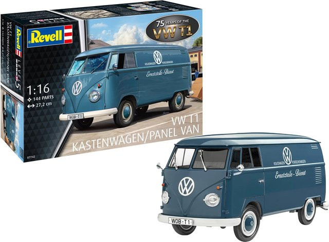 Revell VW T1 Panel Van, Automodell Bausatz, 1:16 - Bild 3