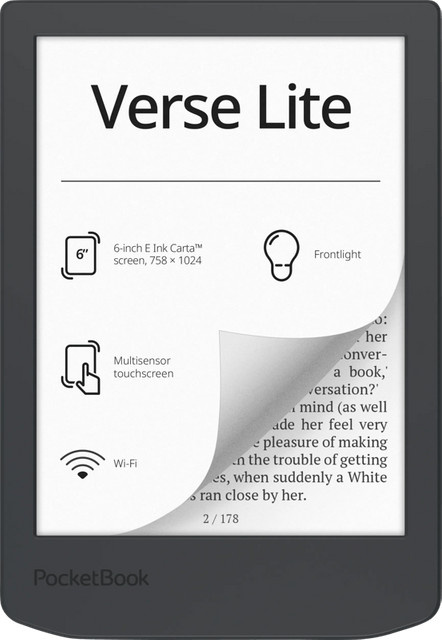 PocketBook Verse Lite E-Ink E-Reader in Grau - Bild 1