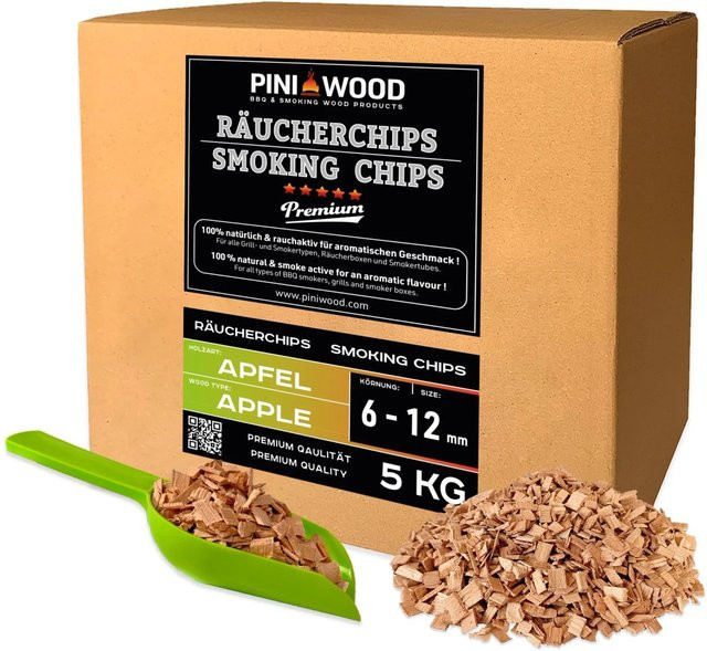 PINI Räucherchips Apfel 5 kg - Bild 1