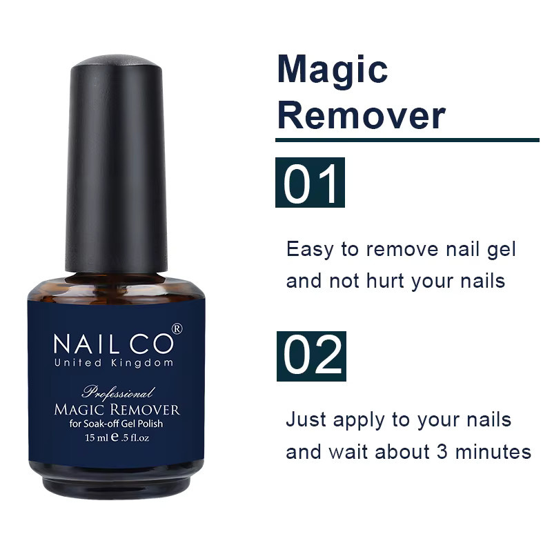 NAILCO Magic Fast Nail Gel Polish Remover, 15 ml - Bild 3