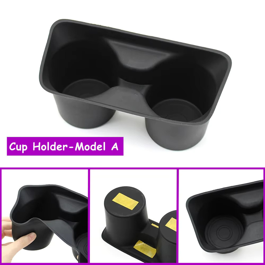 TNAI Becherhalter Abdeckung für BMW F30 F31 F34 F35 F80 F32 F33 F36 F82 in Schwarz - Bild 2