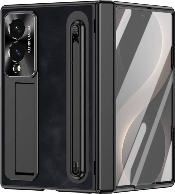 Samsung Galaxy Z Fold8 Ultra 5G Klapphülle mit H9 Hart Display Glas in Schwarz - Bild 1