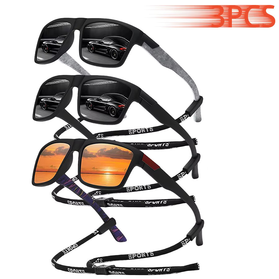 WSZ Sportsonnenbrille, Unisex, Vollrand, rechteckig, Kunststoff, multicolour - Bild 1
