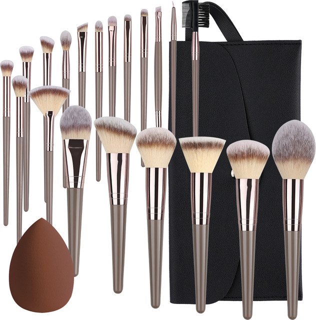 RUNTOIN Make-up-Pinsel-Set, 3-20-teilig, Unisex - Bild 1