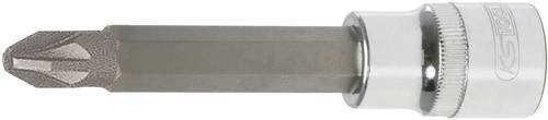 KS Tools CHROMEplus Bit-Stecknuss lang PZ3 in Silber - Bild 1