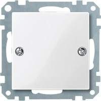 Merten Blindabdeckung System M mit Klappdeckel aus Thermoplast in Weiß glänzend - Bild 1