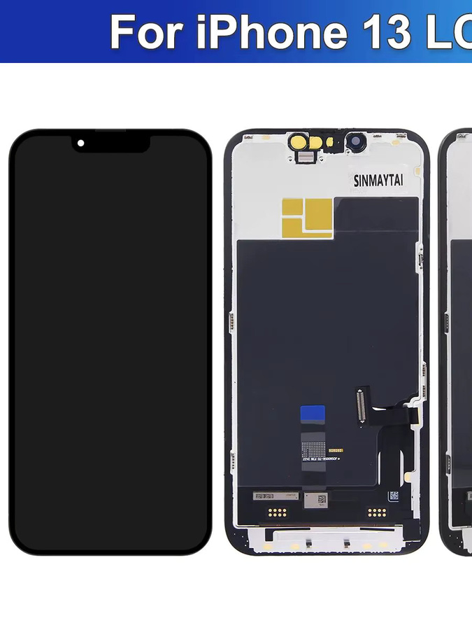 Sinmaytai JK Soft OLED LCD 3D Touch Digitizer Display Ersatz für iPhone 13, Farbe: Schwarz, kompatibel mit A2633 A2482 - Bild 6