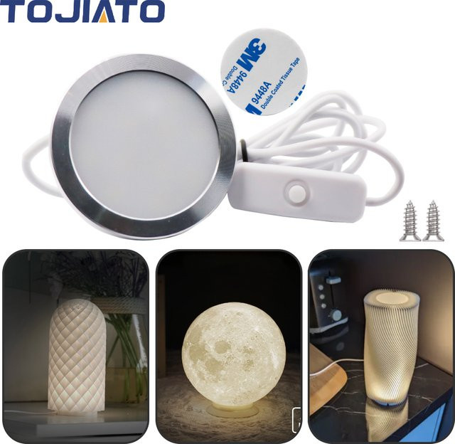 Tojiato LED-Lampen-Set 001 in Silber: Verstellbares DIY-Modellbeleuchtungs-Kit für Bambu Lab - Bild 1