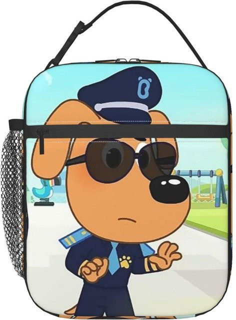 Fancy Style Studio Thermische Lunchtasche Sheriff Labrador Motiv, Mehrfarbig - Bild 1