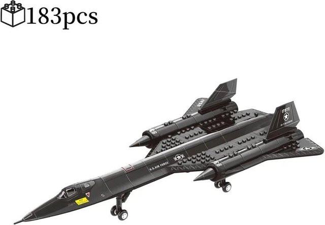 Linyi toy Bausteinset Sr-71 Blackbird Flugzeug Armeestil Spion NO.4005 - Bild 1