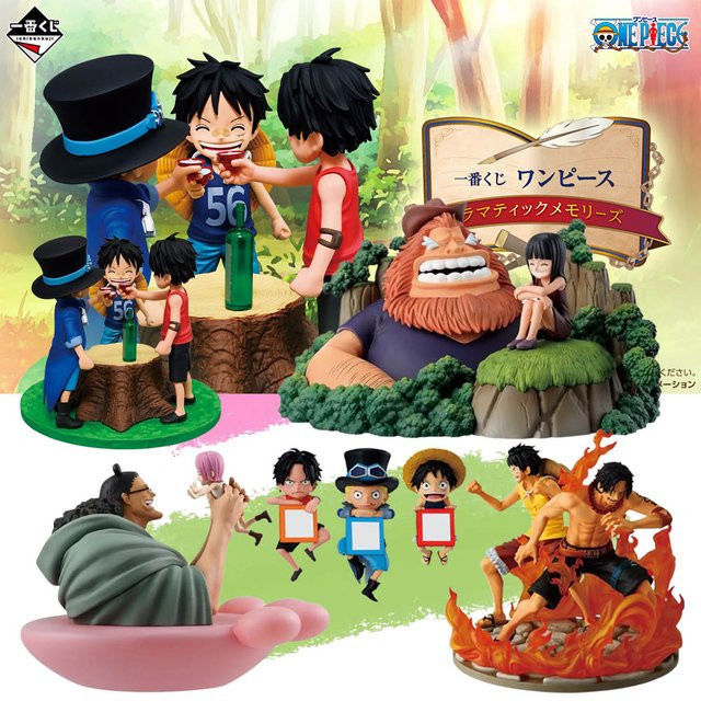 BANDAI One Piece Dramatische Erinnerungen Luffy Sabo Bonney Kuma Robin Saul Ace, Figur, Einzelfigur - Bild 1