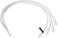 Alphacool Y-Kabelsplitter 4-Pin auf 4x 4-Pin PWM in Weiß, Länge: 60 cm - Bild 1