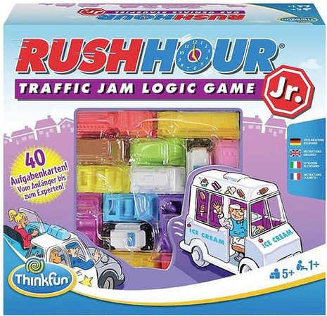 Ravensburger ThinkFun Rush Hour Junior 76442 Logikspiel für Kinder ab 5 Jahren