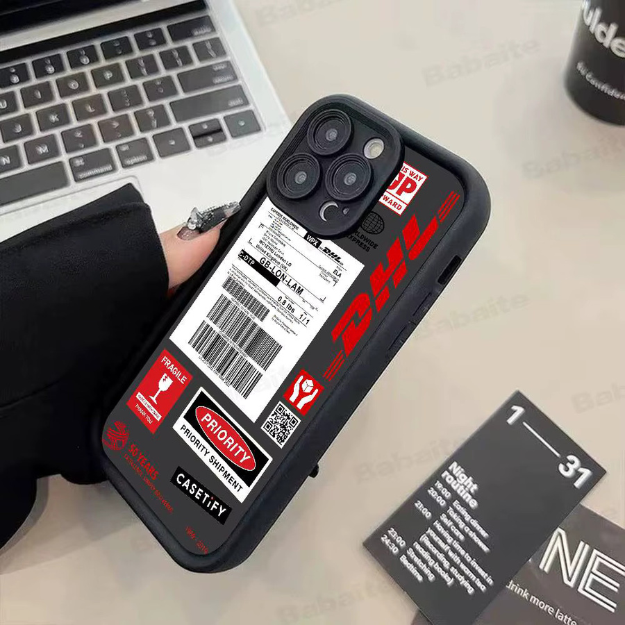 Moetch Handyhülle mit Barcode Label Design für iPhone 11 bis iPhone 17 Pro Max Plus in Schwarz - Bild 3
