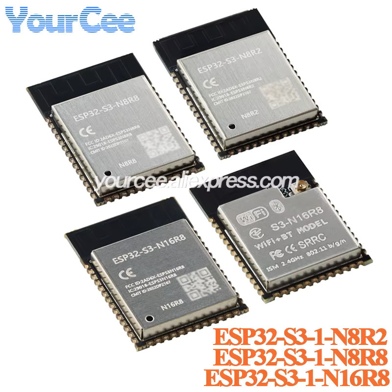 ESP32-S3 WLAN und Bluetooth 5.0 Modul mit Dual-Core 32-Bit MCU in Schwarz - Bild 2