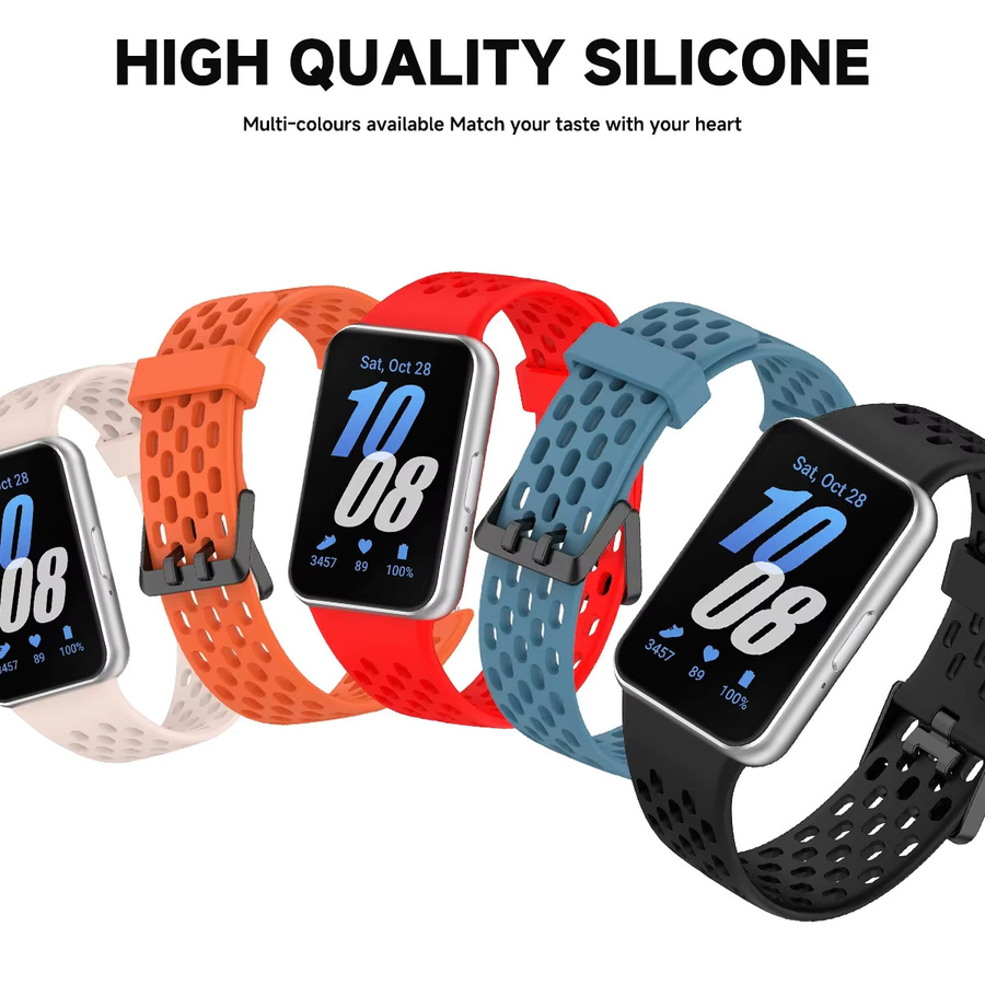 CHIICSMART Uhrenarmband Silikon, Bunt, Unisex, für Samsung Galaxy FIT 3 - Bild 4