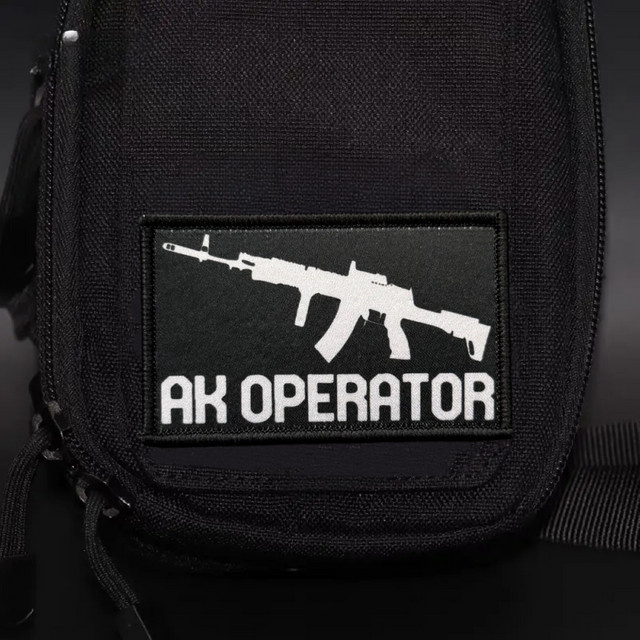 AK 47 Operator Taktischer Aufnäher, Unisex - Bild 1