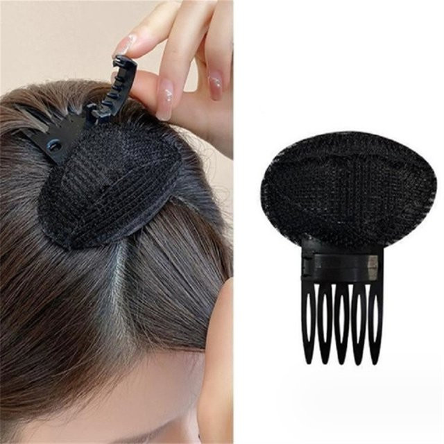 Haarstyling-Tool für Damen, schwarzer unsichtbarer Haarpuff für Volumen - Bild 1
