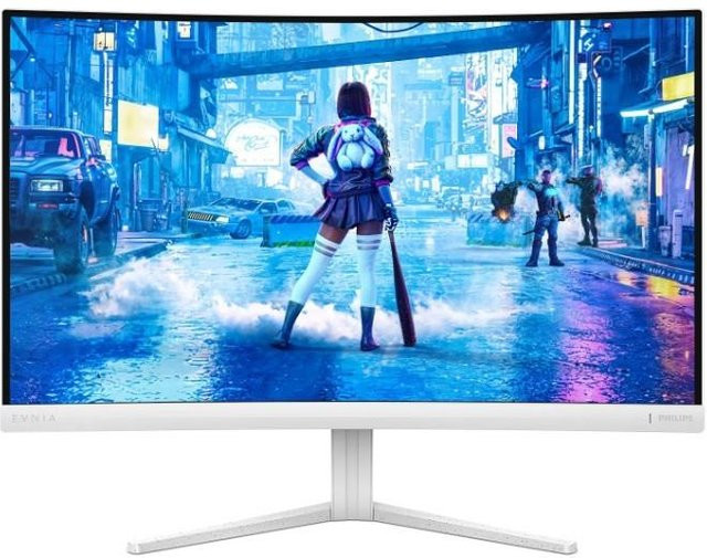 Philips 27M2C5201L Gaming Monitor Curved, 27 Zoll, Full HD, VA, 180Hz, Weiß - Bild 2