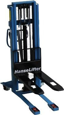 HanseLifter Hochhubwagen SDJ 1025 in Blau mit 1.000 kg Tragfähigkeit und 2.500 mm Hubhöhe - Bild 2