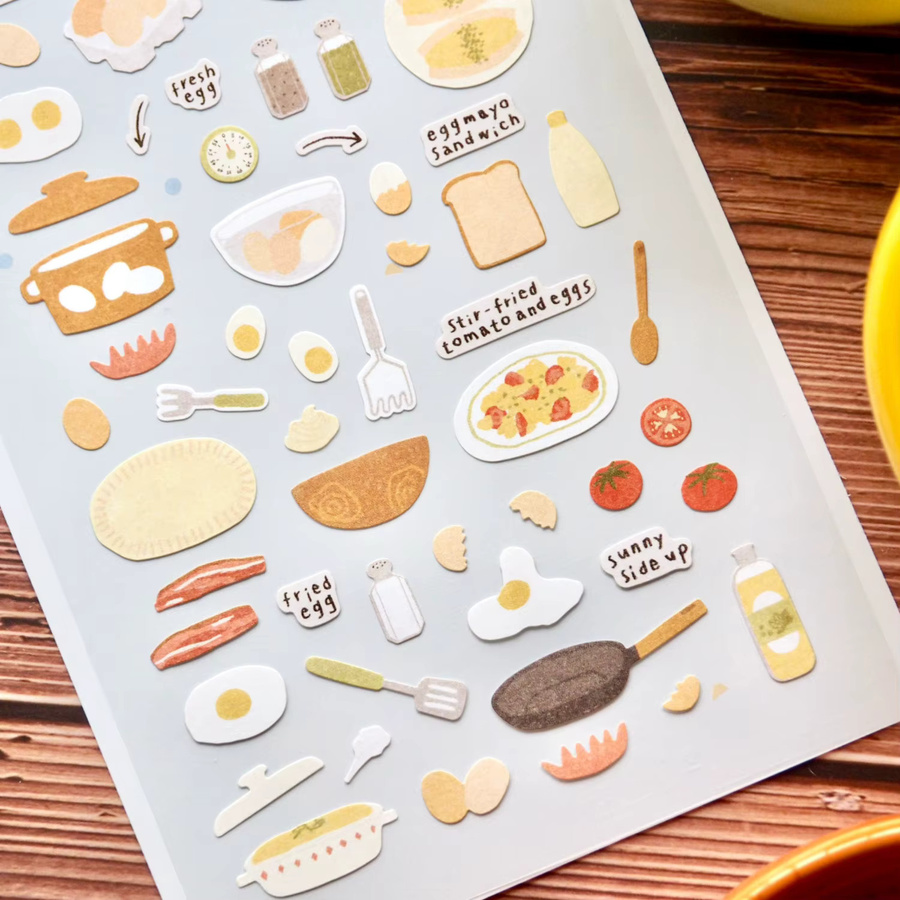 Suatelier Eggtime Papieraufkleber für Scrapbook und DIY Dekoration, Mehrfarbig - Bild 2