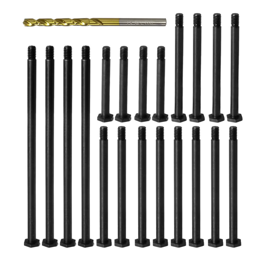 TRAXXAS Stahlgesteuerter Vorder- und Hinterradaufhängungsarm-PIN, Zubehör, Metall, Schwarz - Bild 4