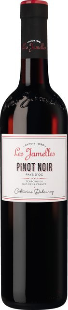 Les Jamelles Pinot Noir Rotwein, Languedoc-Roussillon, 2024, trocken, 0,75 l - Bild 1