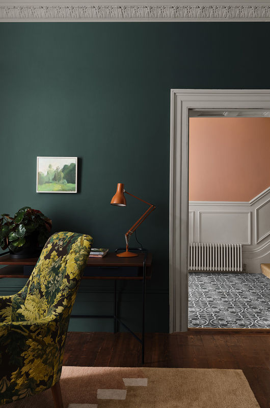 Paint & Paper Library Pure Flat Emulsion Dispersion Nori 590 Petrol Grün Wasserbasiert 5 l - Bild 2