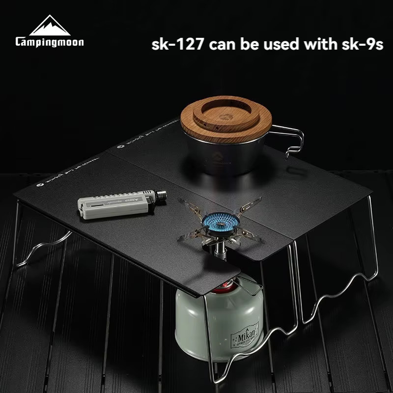CAMPINGMOON SK-127 Klappbarer Campingtisch aus Aluminiumlegierung für den Außenbereich - Bild 1