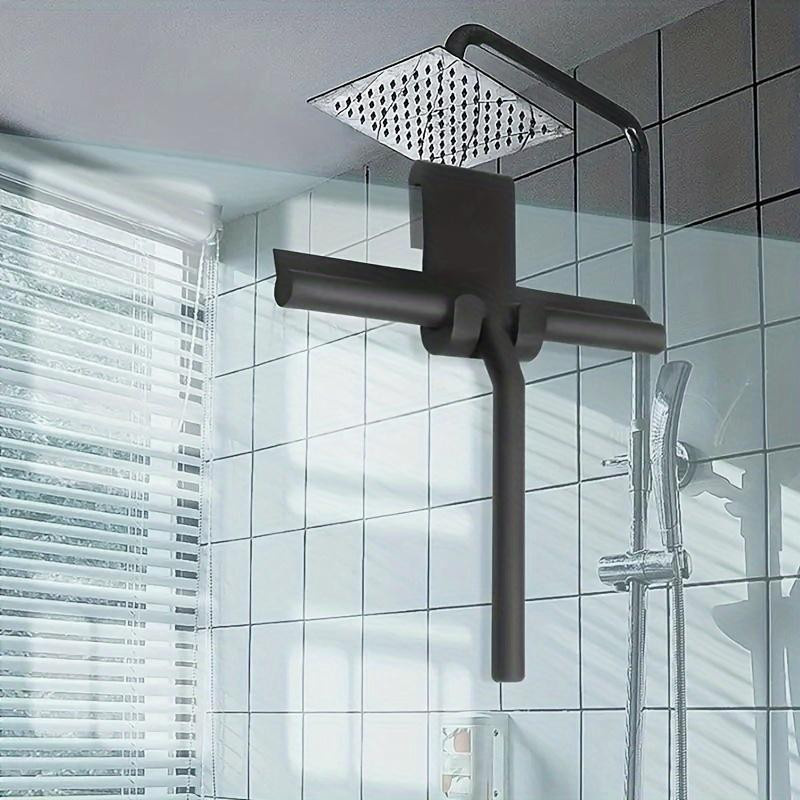 Handduschabzieher und Fensterabzieher in Schwarz für die Reinigung von Glas und Badezimmer - Bild 5