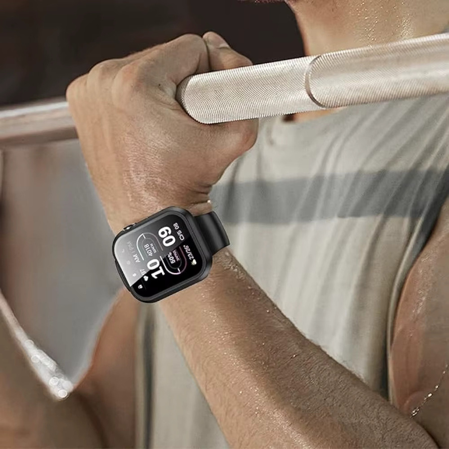 Apple Smartwatch Zubehör, Gehäuse Display Schutzfolie, Schwarz - Bild 5