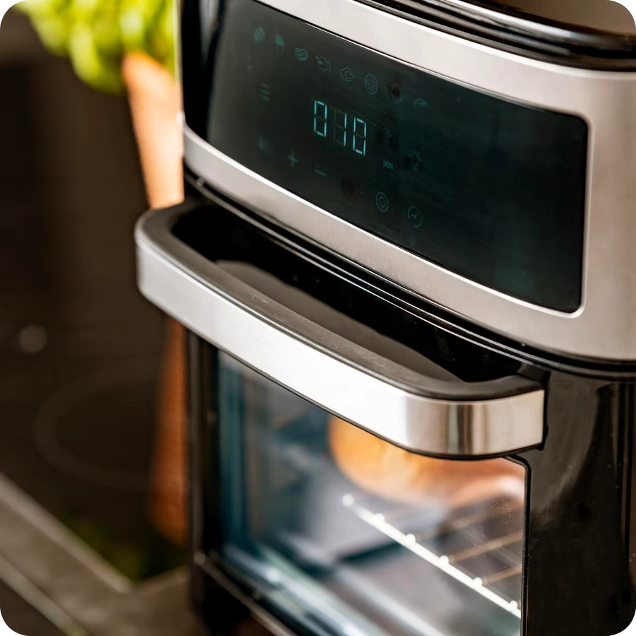Adler Ofen Fat Free 13L in Schwarz mit 2500W, 8-in-1-Funktion, Konvektion und LED-Anzeige - Bild 5