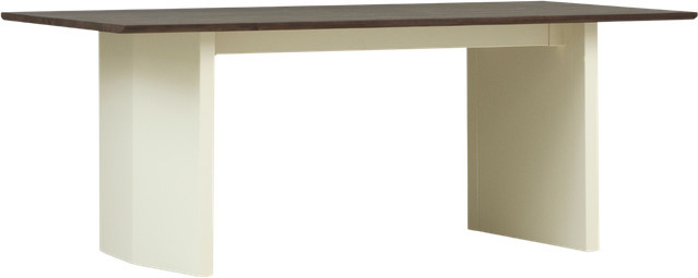 Normann Copenhagen Panel Tisch in Beige aus Massivholz und Stahl mit mattem Finish - Bild 1