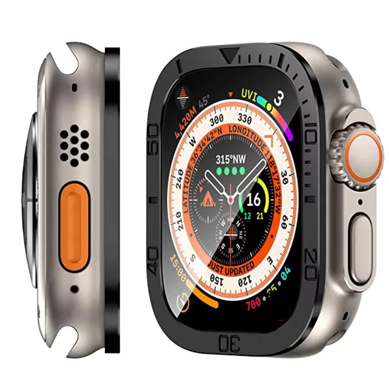 Apple Lünettenring für Apple Watch Ultra 49 mm, Edelstahl, Silber - Bild 4