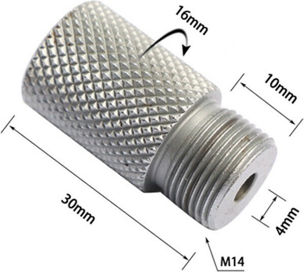 Vibratite Bohrerführung Hülse für Holzbearbeitung Silber 4-10mm - Bild 1