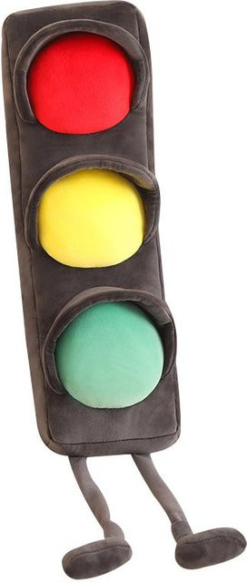 Yiran toy Simulations-Verkehrsschild Plüschkissen, Rot Gelbes Grünes Licht, 100cm - Bild 1