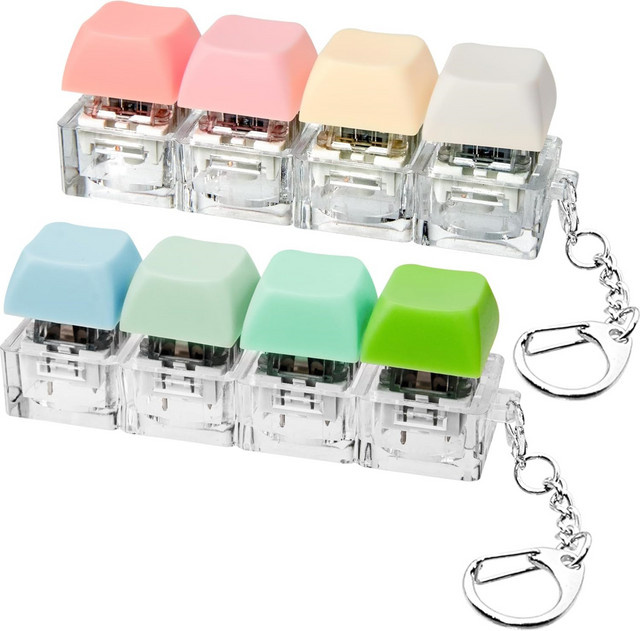 GSF 4-in-1 Tastatur Fidget Toy Multicolour Finger Clicker zur Stressbewältigung und Dekompression - Bild 1