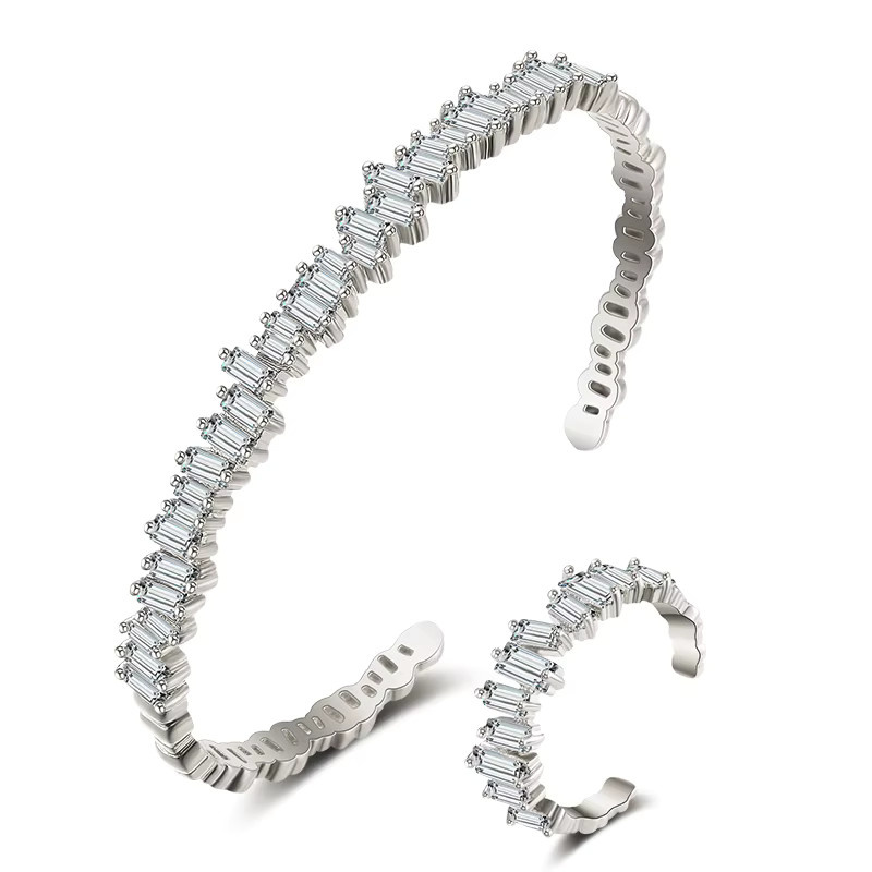 ZAKOL Schmuck-Set, Armreif, Ring, Silber, Zirkonia, Damen - Bild 3