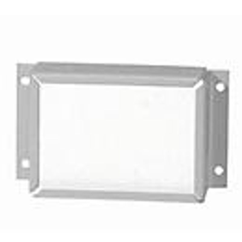 asecos Rohrdurchführung aus Stahlblech für Sicherheitsschränke der Serien Q30, Q90 und S90, lichtgrau, B: 18,2 cm, T: 10,4 cm, H: 4,8 cm - Bild 2