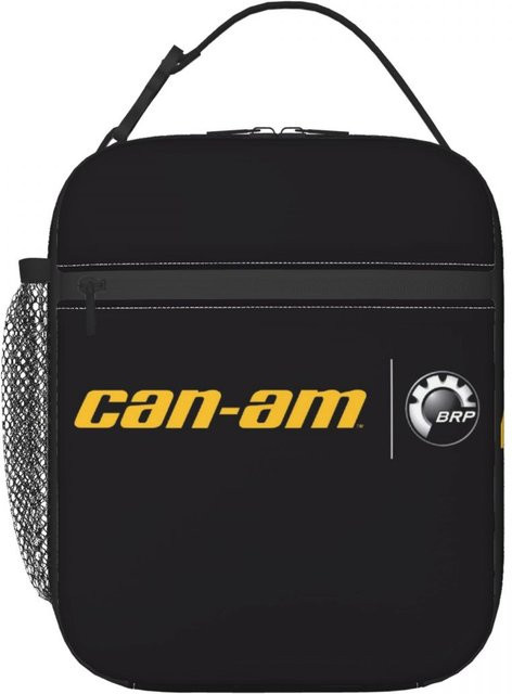 Can-Am BRP Isolierte Lunchtasche für Damen und Kinder, Thermische Lunchbox in Schwarz - Bild 1