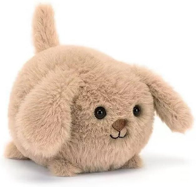 Capudo Welpenpuppe, Plüschtier, 10cm, Braun - Bild 1