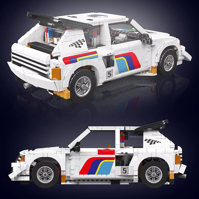 Mould King MOC 205 T16 Klassisches Rallye-Auto, Rennwagen-Modell, ab 14 Jahren - Bild 2